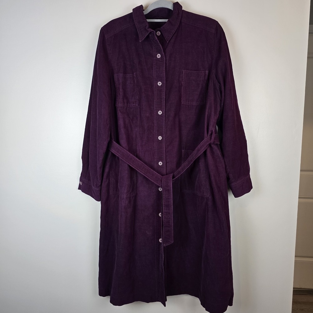 John GALLIANO Burgundy Corduroy Jacket‎ Coat Shirt dress Y2K.A8